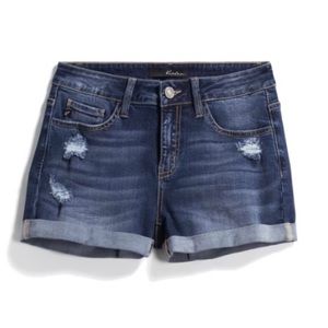 Blue Wash Jean Shorts